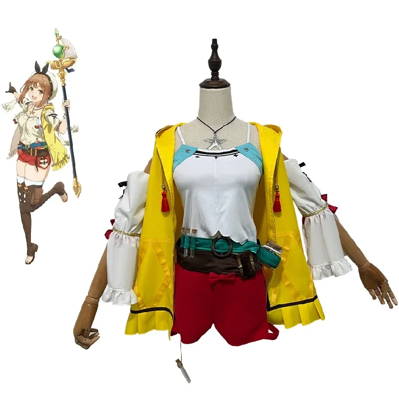 

Atelier Ryza: Ever Darkness & the Secret Hideout Reisalin Stout Cosplay Costume Halloween Uniform Women Carnival Outfits