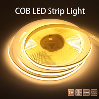 5V 12V 24V COB LED Strip Light 5m 480 528 320 Leds High Density Linear Lighting Flexible Tape Warm Natural White Home Decoration