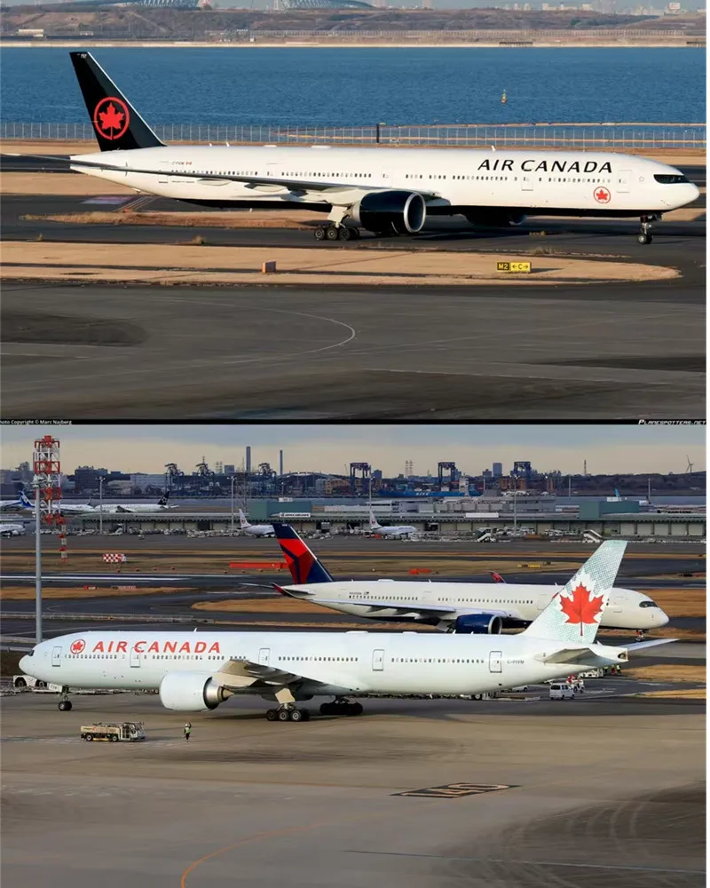 Nuevo avión a escala 1/157 Air Canada Boeing B777/B787, modelo de avión de línea aérea, avión de resina fundido a presión, colección de exhibición, juguete de regalo para seguidor