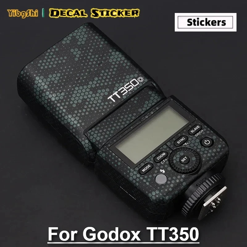Para Godox TT350 Flash Speedlite calcomanía piel para Godox TT350C TT350N TT350S TT350O cubierta protectora pegatina protectora de piel