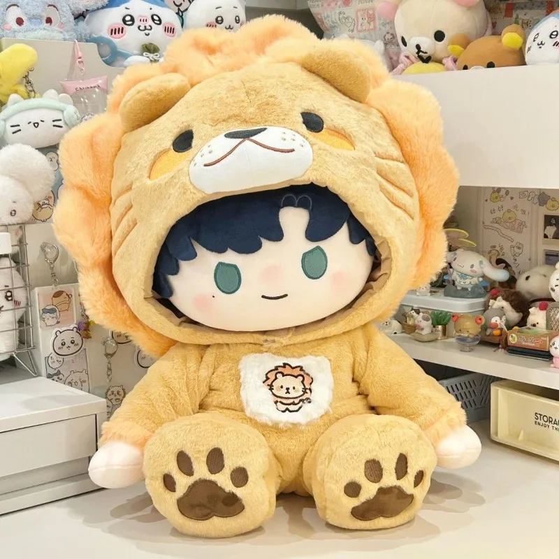 40 cm Nicht-attribut Puppe Kleidung Zubehör Nette Overall Cartoon Dress-up Plüsch Spielzeug Kinder Geschenk Baumwolle Sitzen Puppen kleidung