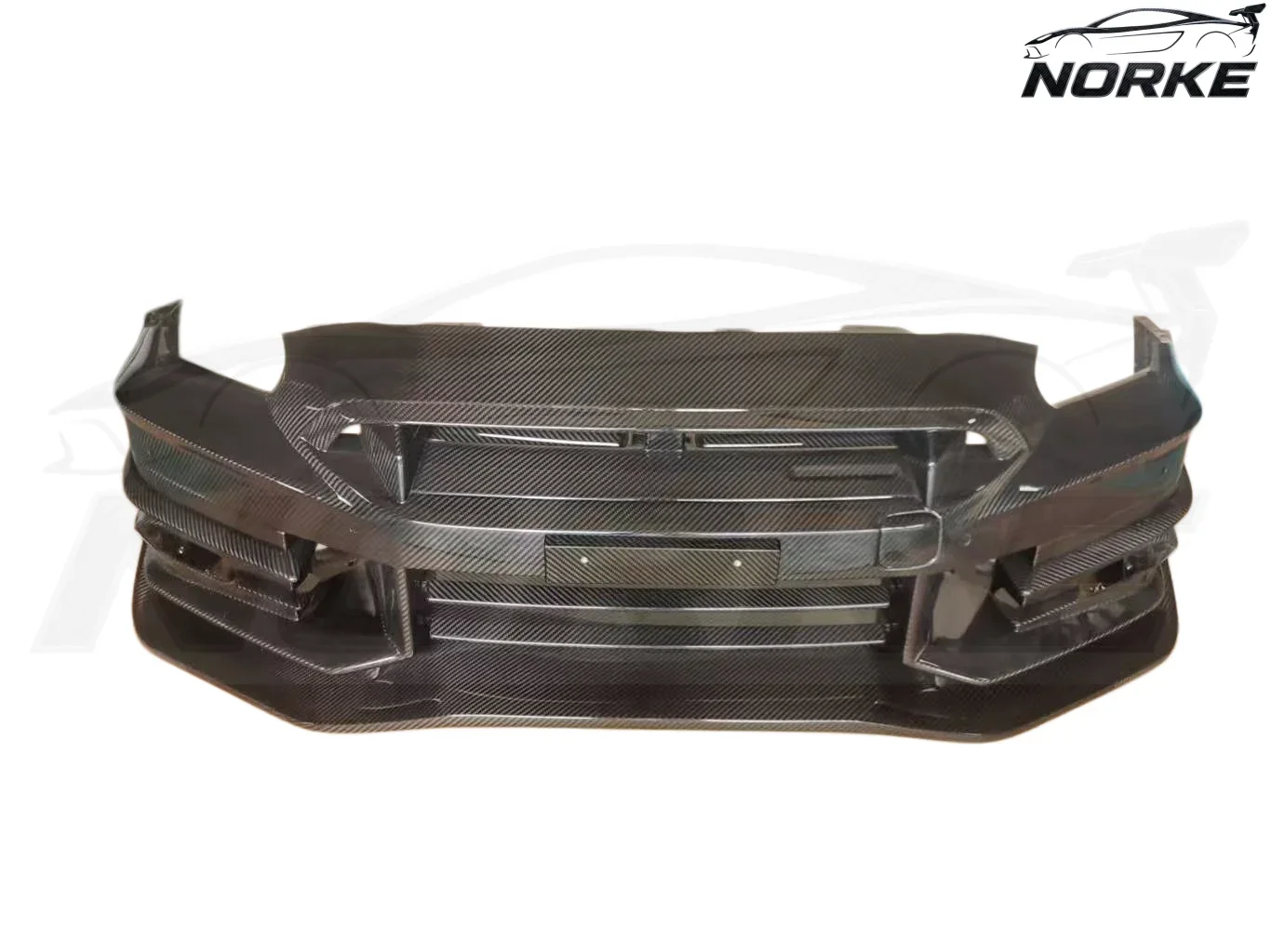 New Norke Pre-Preg Dry Carbon Front Support Beam Reinforcement Bracket for GT-R R35 Nismo Front Bumper Inner Structure