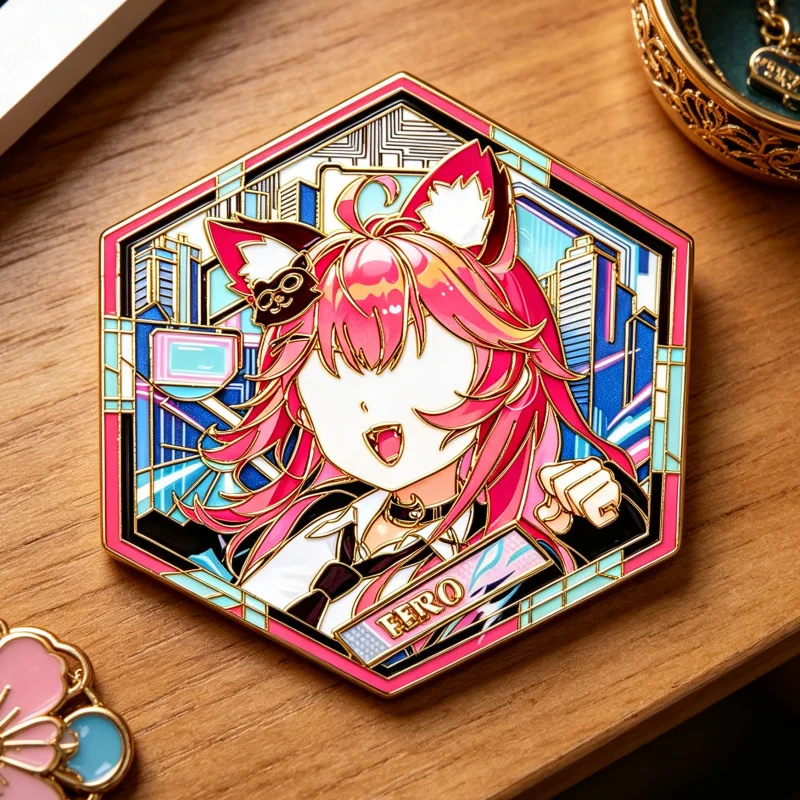 Nanali Hexagonal Doujin Original Etching Chapter Two-dimensional Cos Bar Millet Game Merchandise