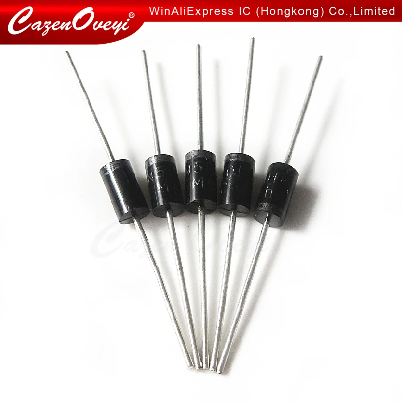 20pcs/lot Rectifier Diode 1N5408  1N5404 1N5401 1N5822 1N5818  UF5408 UF5402 6A10 10A10 DO-27 In Stock