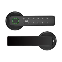 Smart Lock for Indoor Home Wooden/Metal Door with Fingerprint Password RFID IC Card Tuya SmartLife App WiFi Remote Control Deadb