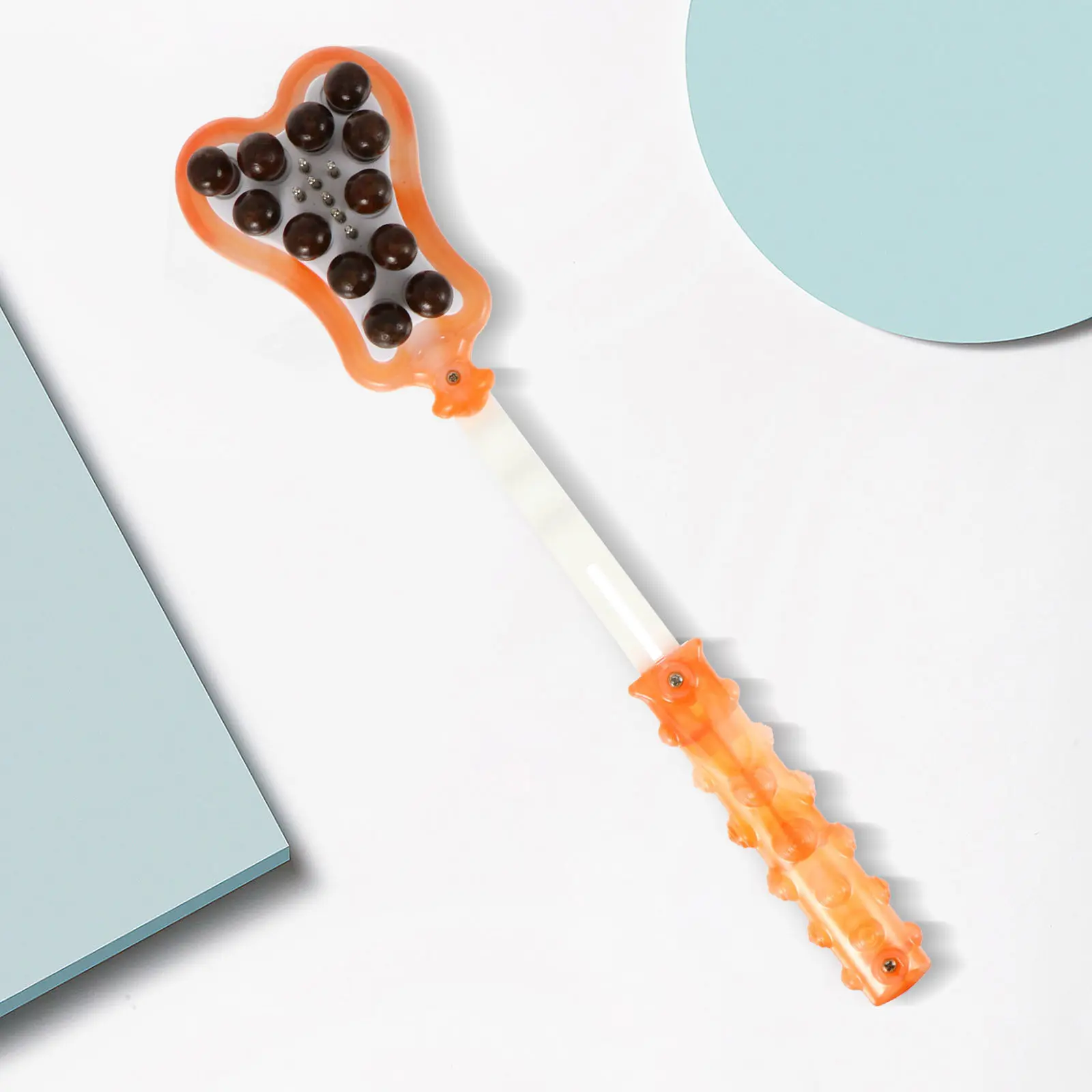 

Wood Massage Hammer Pat Ergonomic Body Massage Tool for Back Neck Shoulder Pain Relief Blood Acupoint