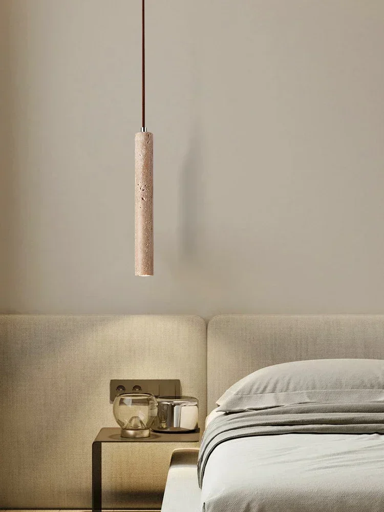 TechHPSlim Led Pendant Lamp Cave Stone Suspension Ceiling Light Hanging For Bedroom Bedside Dining