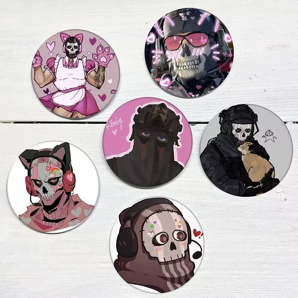 Call of Duty، مغطى بروشات كونيغ، عشاق Instagram مع شبح، ألعاب تخفيف التوتر من العودة إلى المدرسة، شريط ثنائي الأبعاد Ji Gu