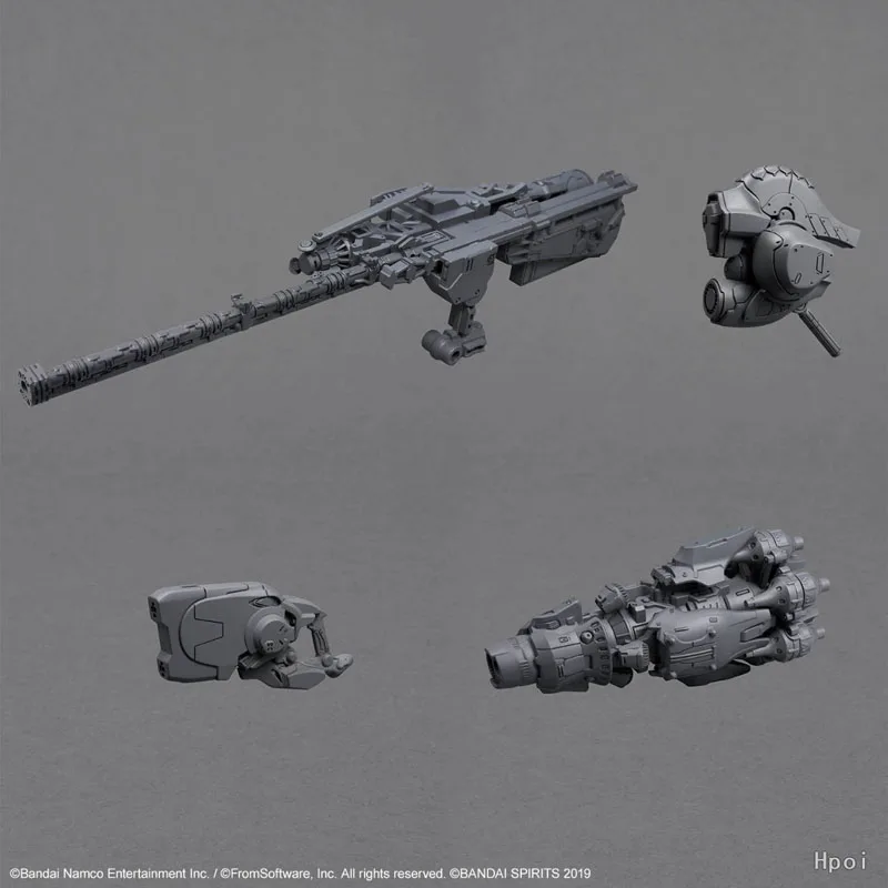 Bandai 30 Minutes Missions Model Kit Genuine 30MM Armored Core VI Fires of Rubicon Arquebus Add Ve-40A Open Faith Action Figure