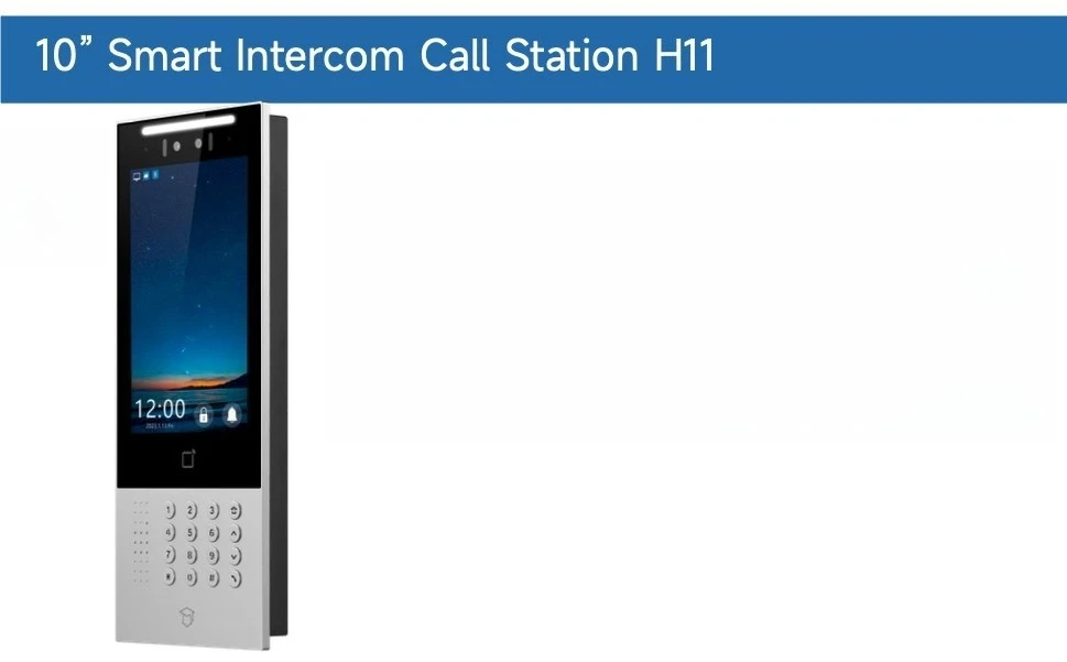 Facial recognition access control, home visual voice, access control walkie-talkie, intercom system