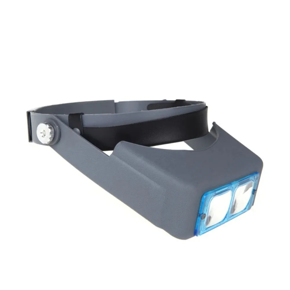 1.5X 2X 2.5X 3.5X Professional Headband Magnifier with 4 Lenses for Watch Repair, Jewelry Making, and Electronics