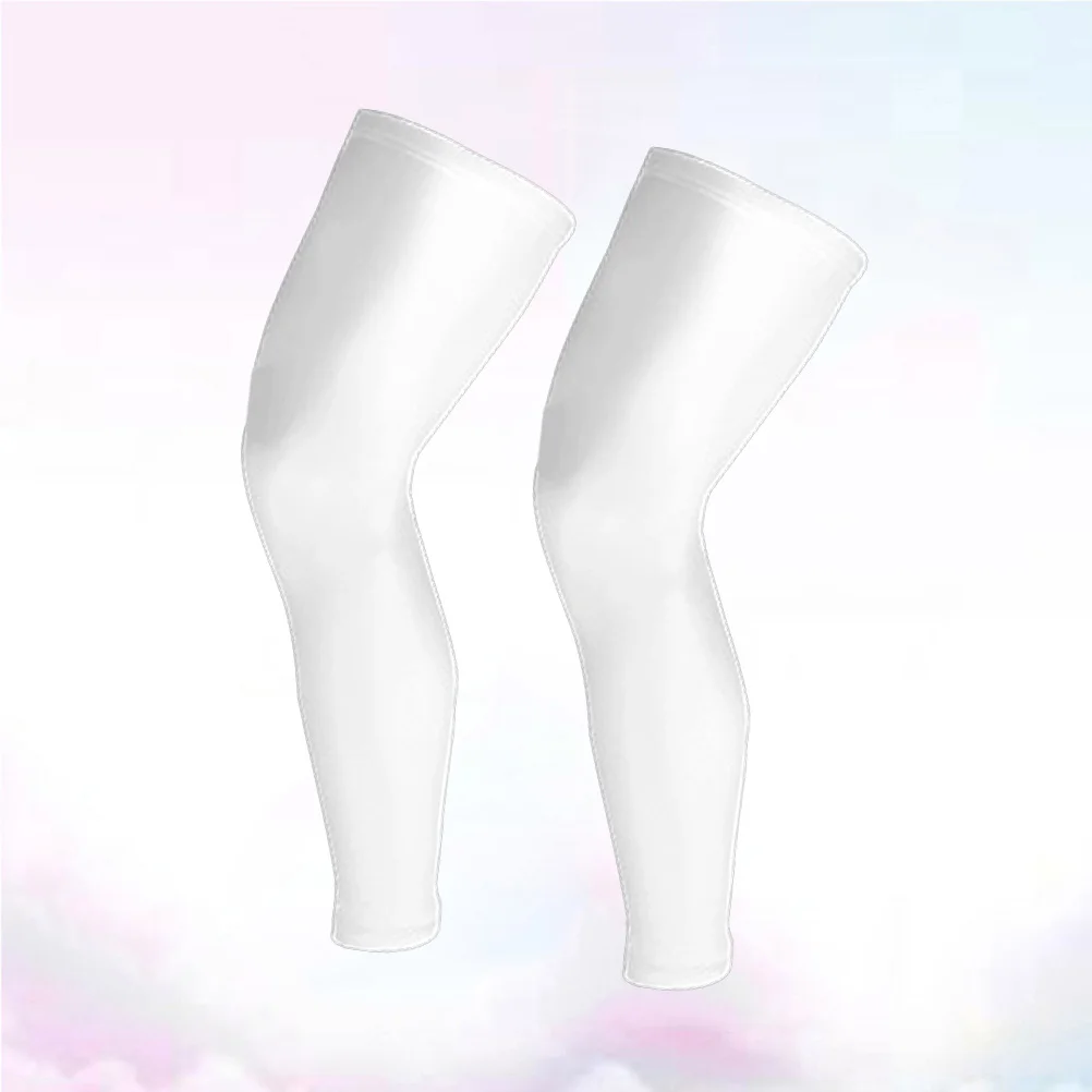 أكمام ضغط الركبة عالية المرونة لدعم الساق جوارب الكاحل لتشغيل الرياضة لتخفيف الآلام دعامة الركبة كم داعم #4