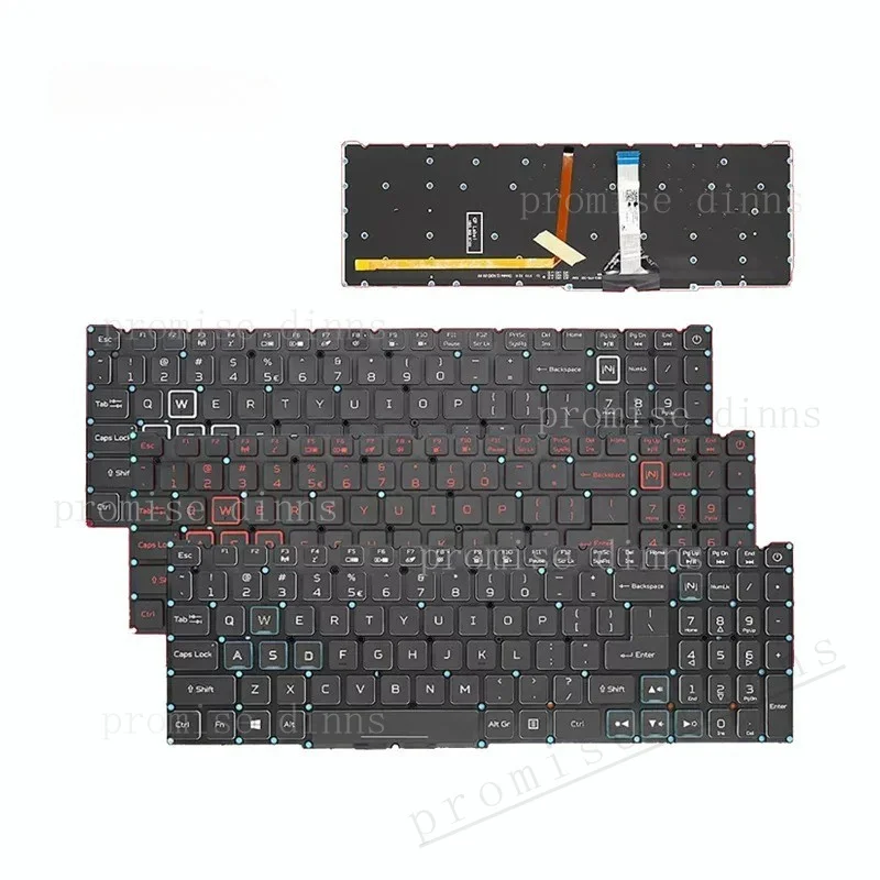 M  Laptop Keyboard For ACER Nitro 5 AN515-56 AN515-58-51R3/52SM/76RW AN515-45 N20C1