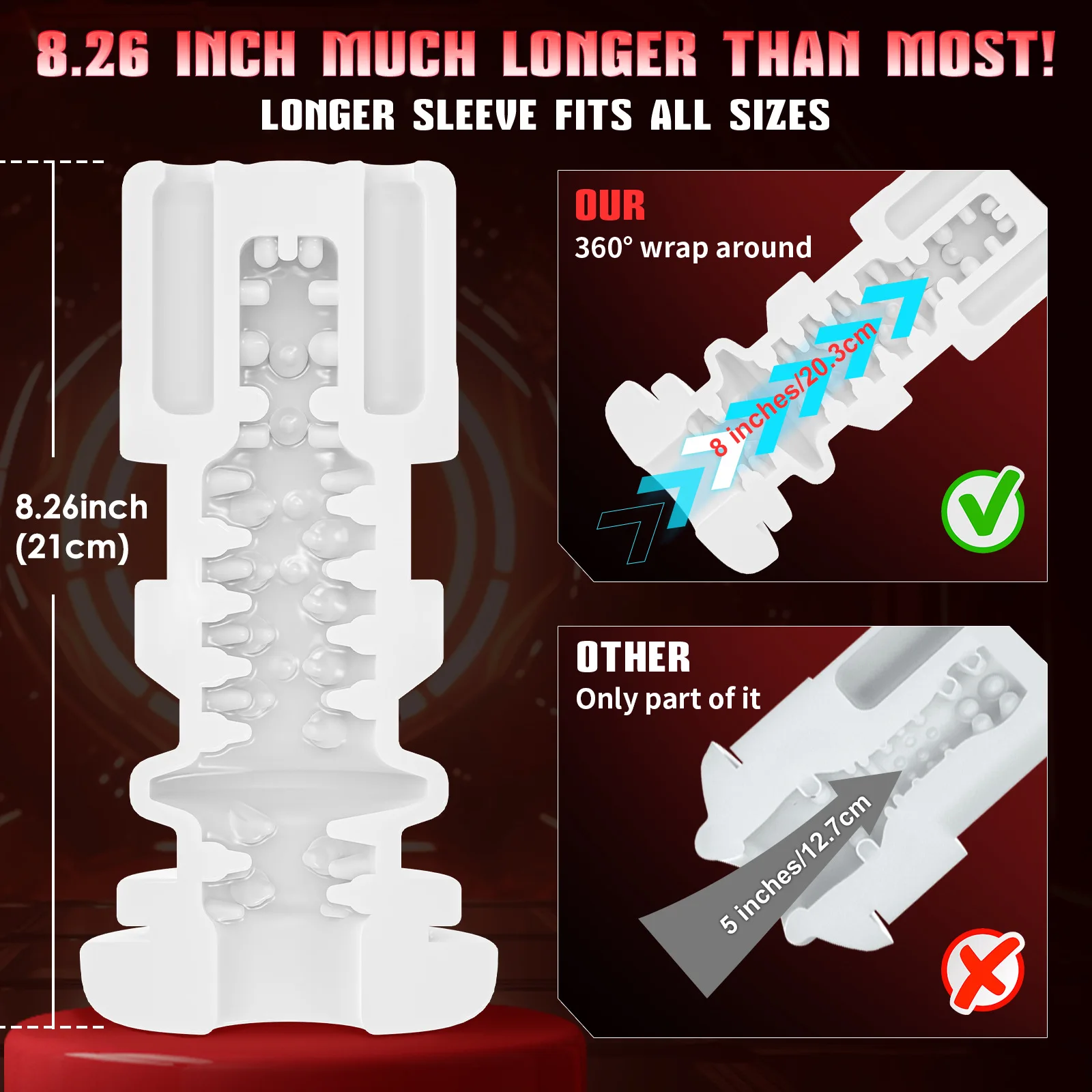 8 بوصة التلقائي التوجه ذكر الاستمناء LCD الضارب اللسان الحقيقي جيب كس الجنس مضخة كس الاستمناء لعب للرجال