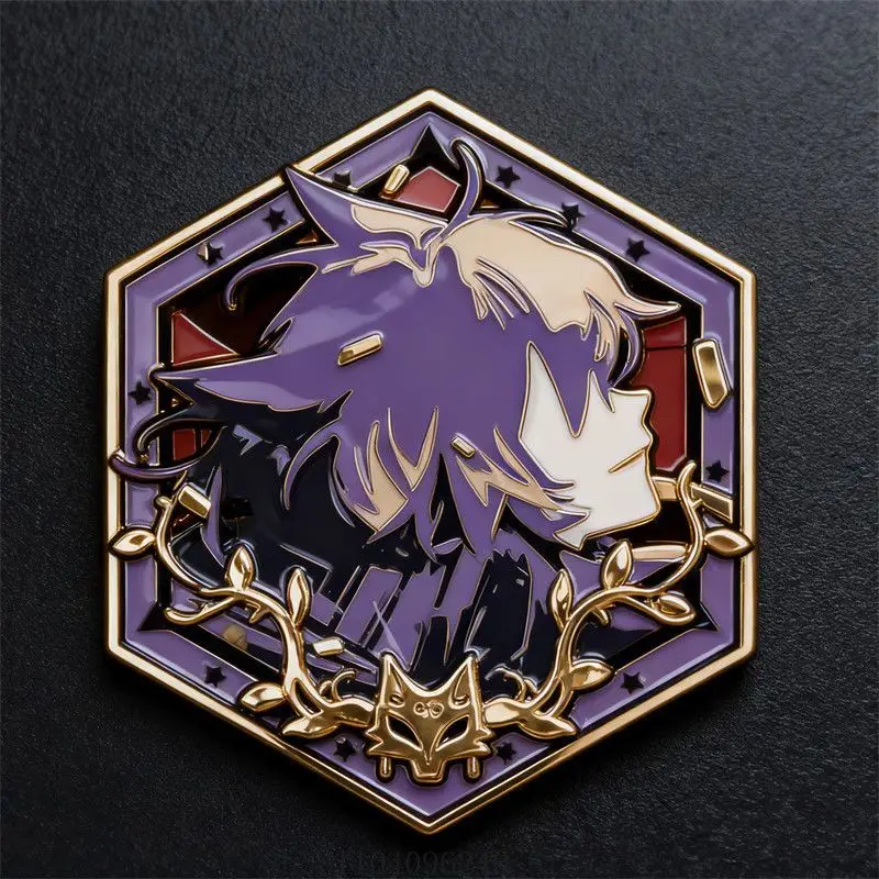 

Arknights Lappland металлический значок брошь жесть украшение для рюкзака косплей коллекция фанаты Хэллоуин игра аниме