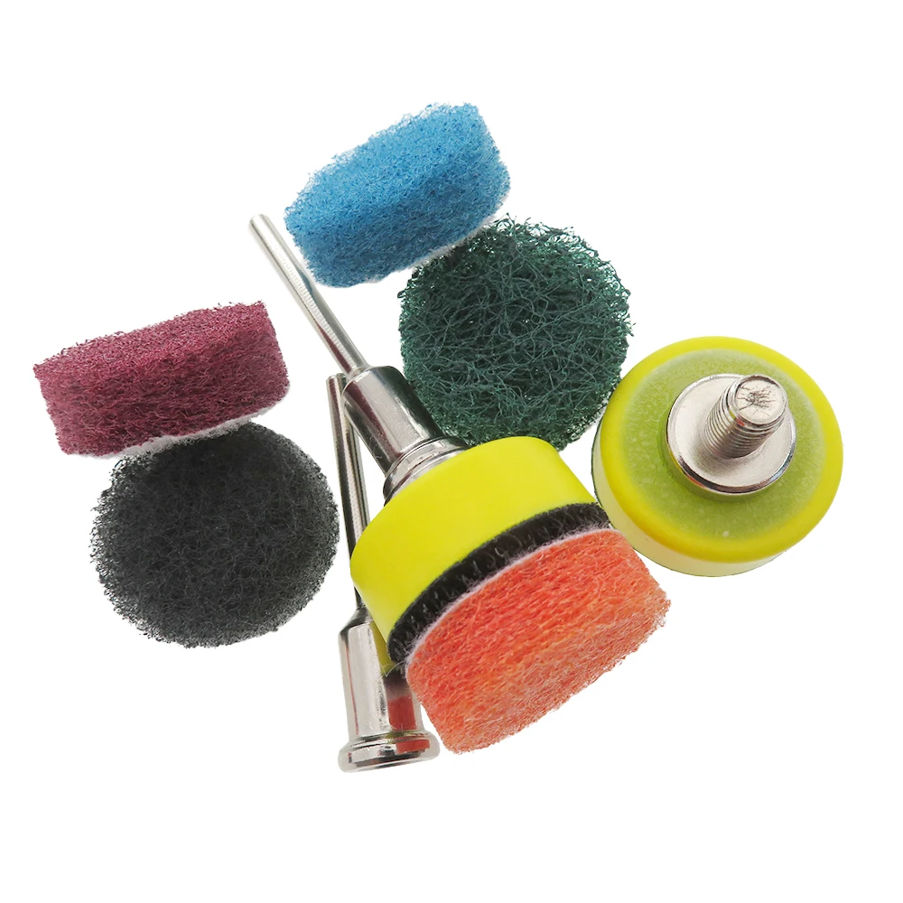 54Pcs Scouring Pad 1 Inch Backing Pad 1/8\