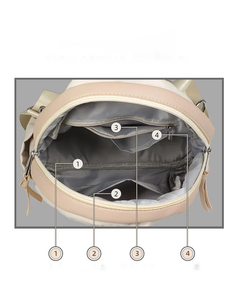 UR leichte wasserdichte kleine buch frauen pendler mama doppel schulter wolke tasche, college student b, arbeit_voghion.com