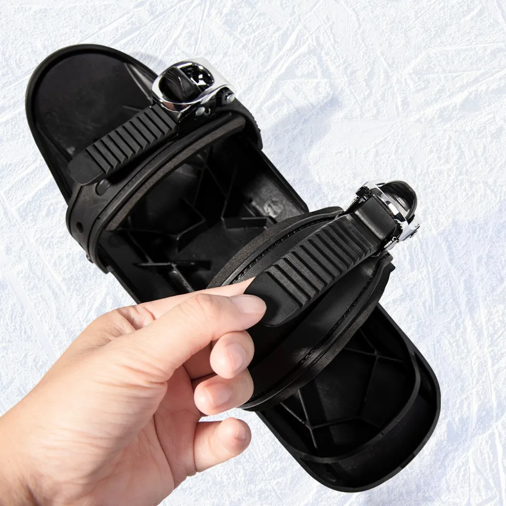 Mini Short Ski Skates Skis Boots Skiboards Adjuatable Adults Short Shoe Snowblades Portable for Winter Outdoor Sports Snow Board view 4