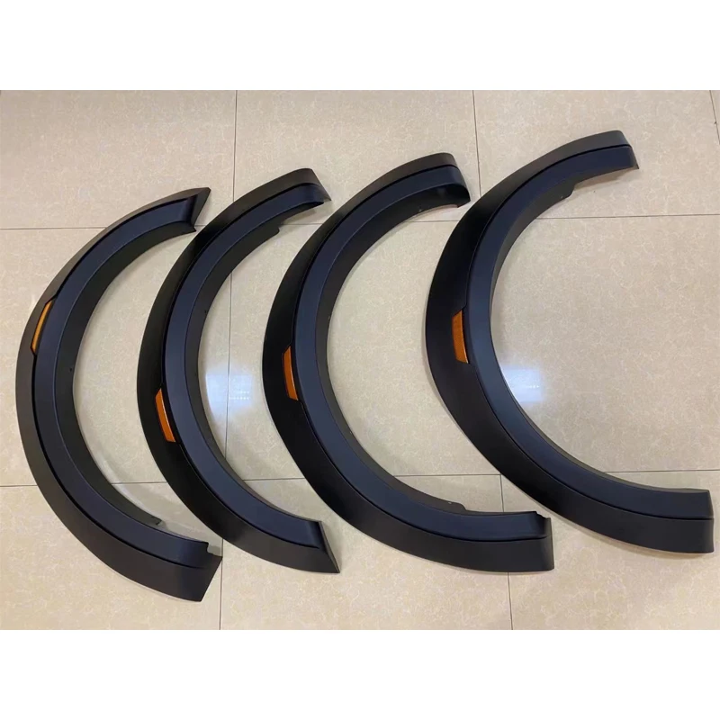 Custom Fit Front Rear Wheel Arch Fender Flares For Ford F-150 2015-2017 4PCS Raptor SVT Style Plastic Extended Wheel Eyebrow