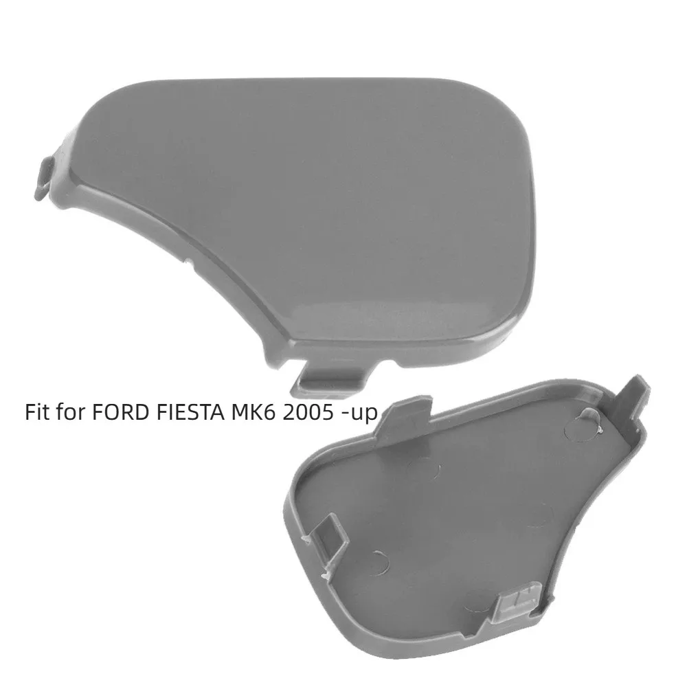 ABS Tow Hook Cover Gray 1375861 6S6117A989AA Towing Eye Cap Trailer Hole Cover for FORD FIESTA MK6 2005 -up Towing Hole Conceal