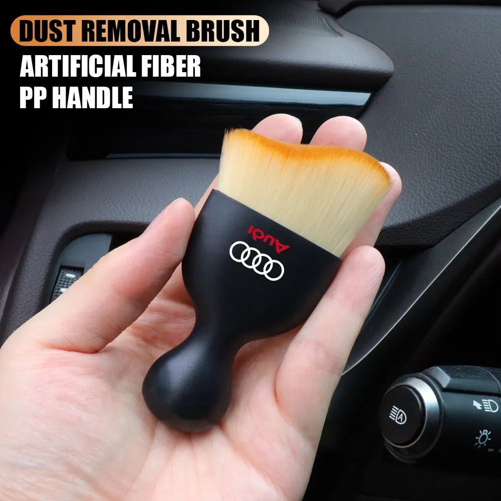 1Pc Car Interior Cleaning Soft Brush Gap Dust Removal Tool For Audi A3 A4 B8 8P B9 8V B6 A5 B7 A1 A6 C6 Q3 Q5 C7 8I kuga S line