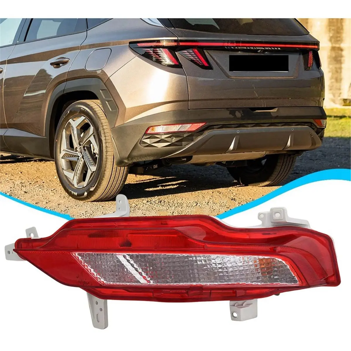 #30E (ABS)Rear Fog Light Assembly for Hyundai Tucson US Version Right,Automotive Parts & Accessories