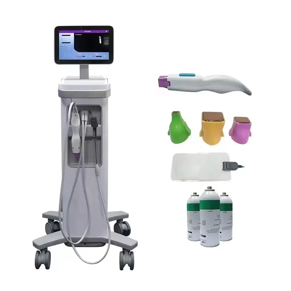 Skin Tightening Device With Nitrogen Cooling System For Deep SMAS Layer & Rejuvenation