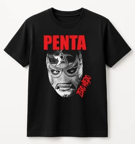 Penta El Zero Miedo Merch  Tee T-shirt Merch Men Short Sleeve Tee Unisex Tops Clothes Causal Female Y2K Tops
