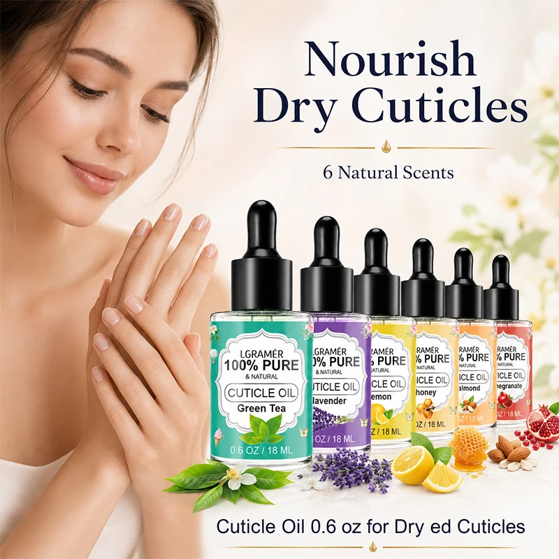 6 Smells 18ml Cuticle Oil Nail Care Nutrition Nails Repair Manicure Revitalizer Oil Prevent Agnail Nail Polish Nail Treatment