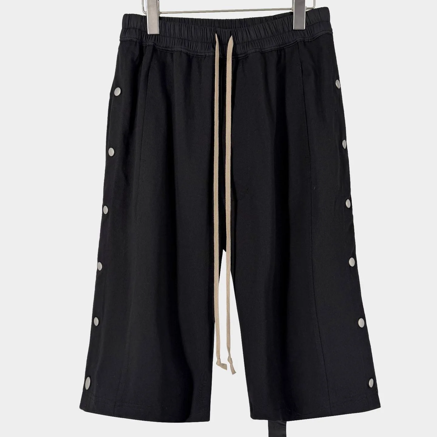 High Street Dark Basic Minimalist Solid-color Shorts Men Women Casual Fashion Pants Men's Clothing Women's Clothes