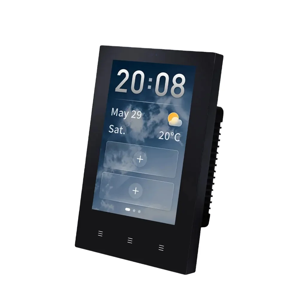 

Zemismart US 4 Inches Smart Central Control Panel Wall Mount Multi-Functional Panel Built-in Wireless Zigbee Hub Home Tuya