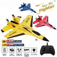 RC Plane SU35 With LED Lights 2.4G  Remote Control Aircraft Flying Model Glider  SU57  EPP Foam Airplane Toys For Kids Gifts