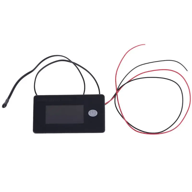 DC 10V~100V Li-ion Lifepo4 Lead acid Battery Capacity Indicator Digital Voltmeter Tester Temperature Monitor 12V 24V 36V 48V 96V