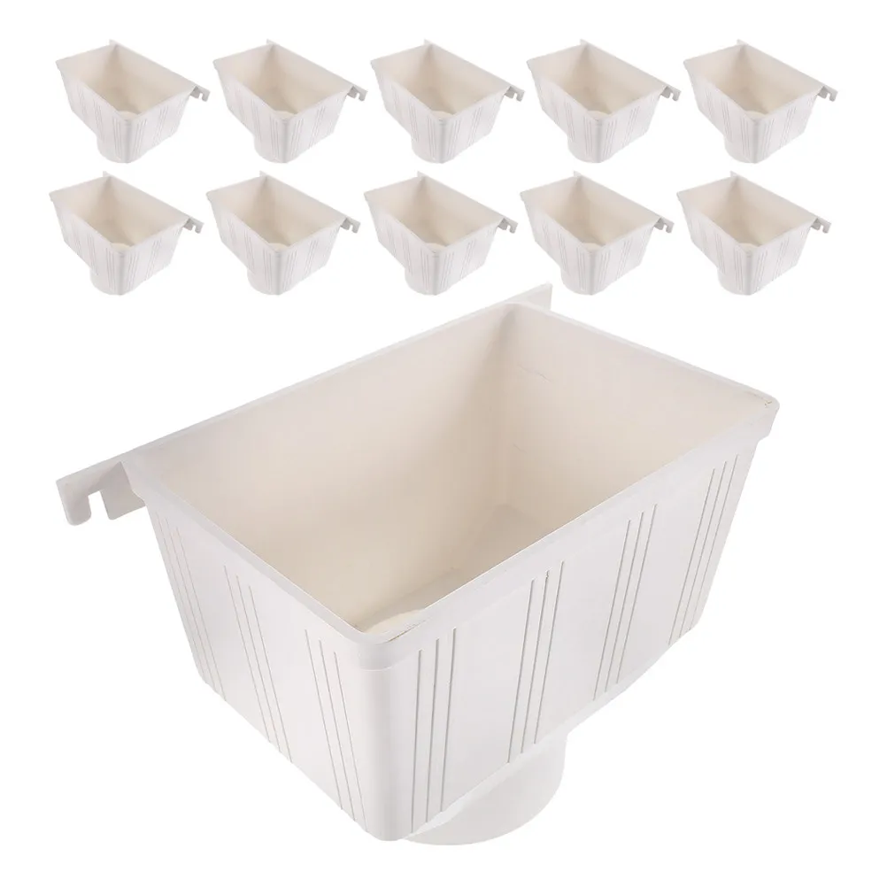 

PVC Downspout Connector Sturdy Plastic Rainwater Diverter for Outdoor Rain Gutter Downspout Adapter Efficient Rainwater