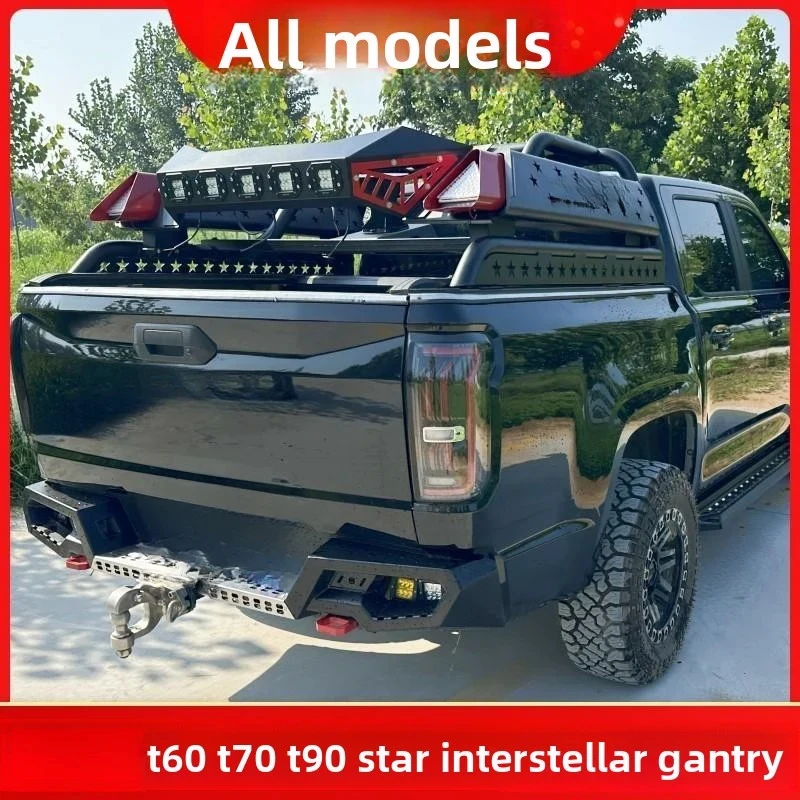 Factory Hot Sale High Quality Chimney Style Gantry Roll Cage Expansion Rack Datong T0 H R Pickup Trucks