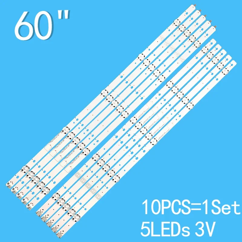 10PCS A5+B5LEDs 3V For 55