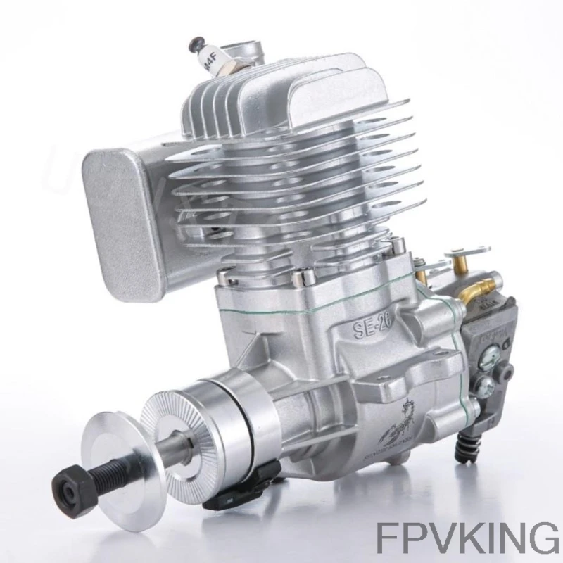 

RCGF Stinger 26CC SE 2-Cycle Piston Valve Engine (For FPV RC Airplane Fixed-Wing) Compatible with 1608/1610/1708/1808 Propellers