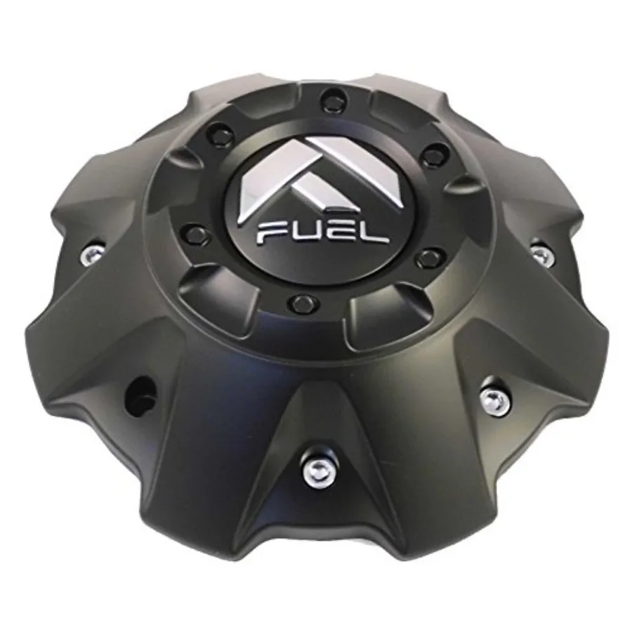 

Fuel Wheels Matte Black Custom Center Cap Set of One 1 # 1001-63B 5-6 LUG