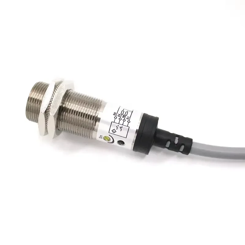 Diffuse reflection DC 3/4 wires Cable connection M18 photoelectric sensors 2m
