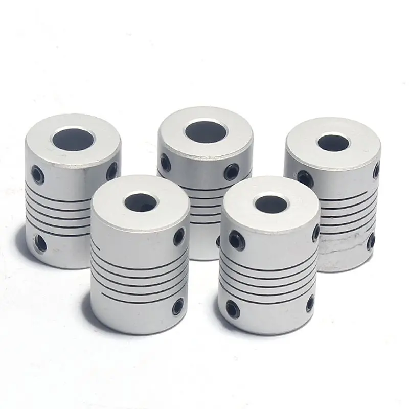 1pc CNC Motor Jaw Shaft Coupler Flexible OD 19x25mm 2x2.3 2.3x3.17 2.3x4 2.3x5 2.3x6 3.17x3.17 6.35x6.35 6.35x7 6.35x8 6.35x10