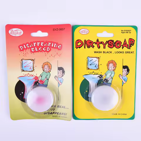 Novelty Funny Spoof Toys Creative Simulation Blood Soap Dirty Soap Hand Washing Dirty Toys Halloween Prank Toys