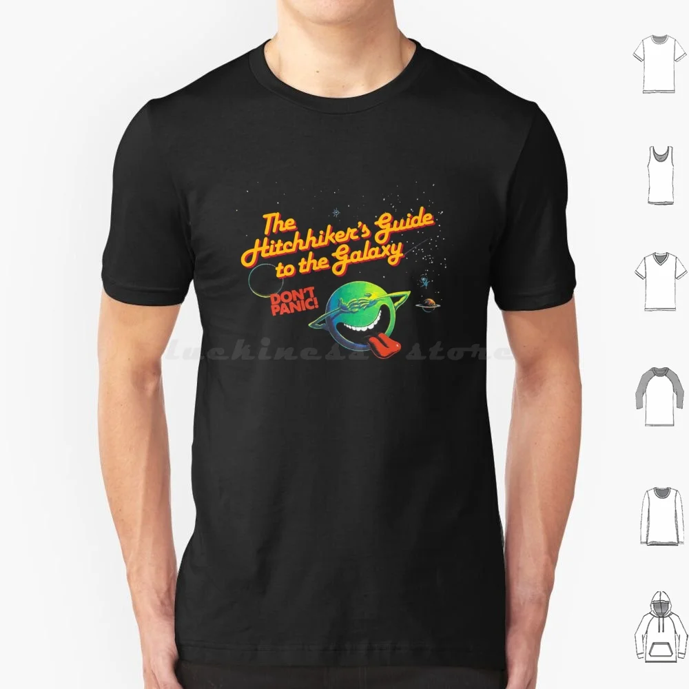 The Hitchhiker's Guide To The Galaxy T Shirt Big Size 100% Cotton The Hitchhikers Guide To The Galaxy The Hitchhikers