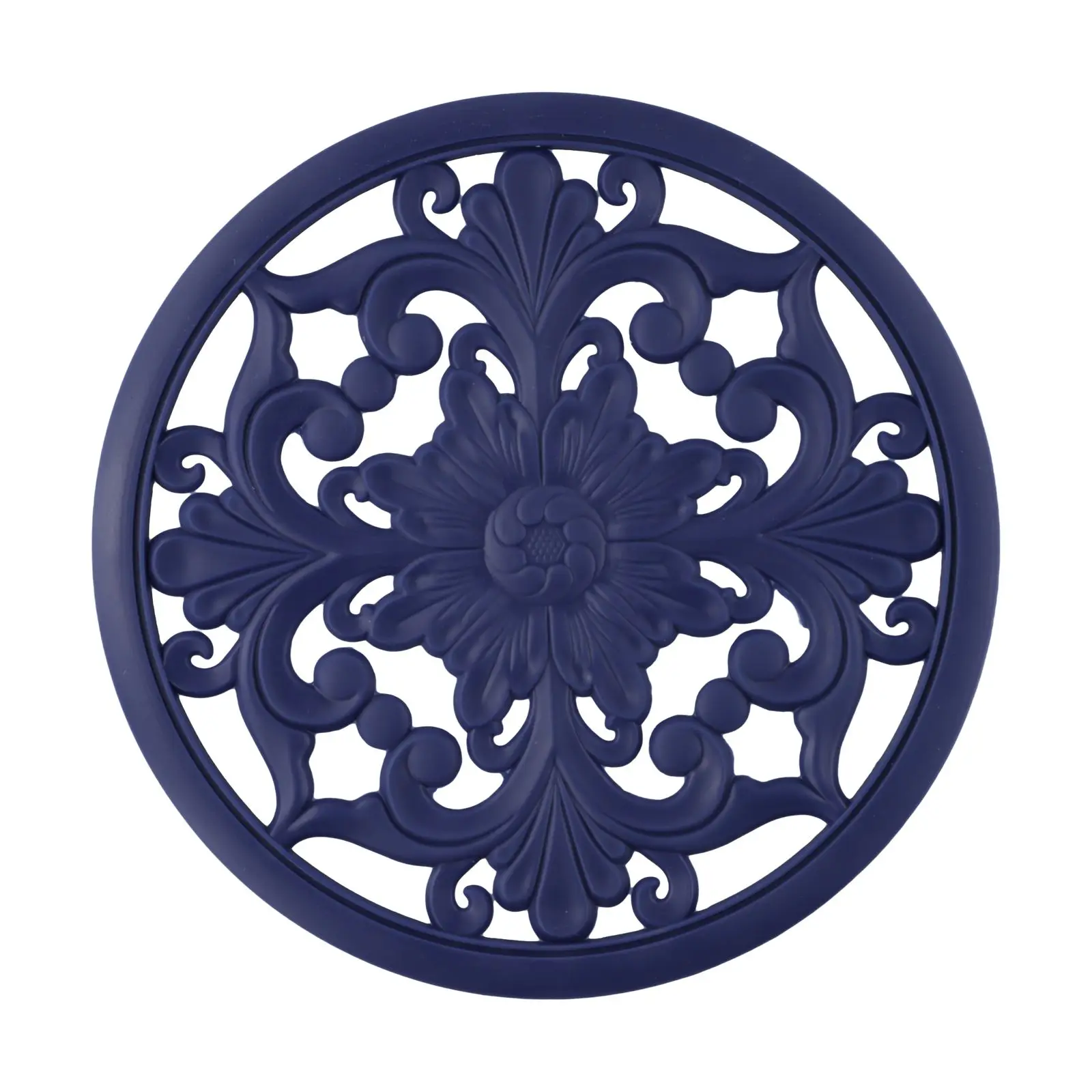 Bowl Mats Dining Room Dish Home Silicone Pot Pads Table Mats Carved Hollow Placemat Pot Pads Kitchen Table Mat