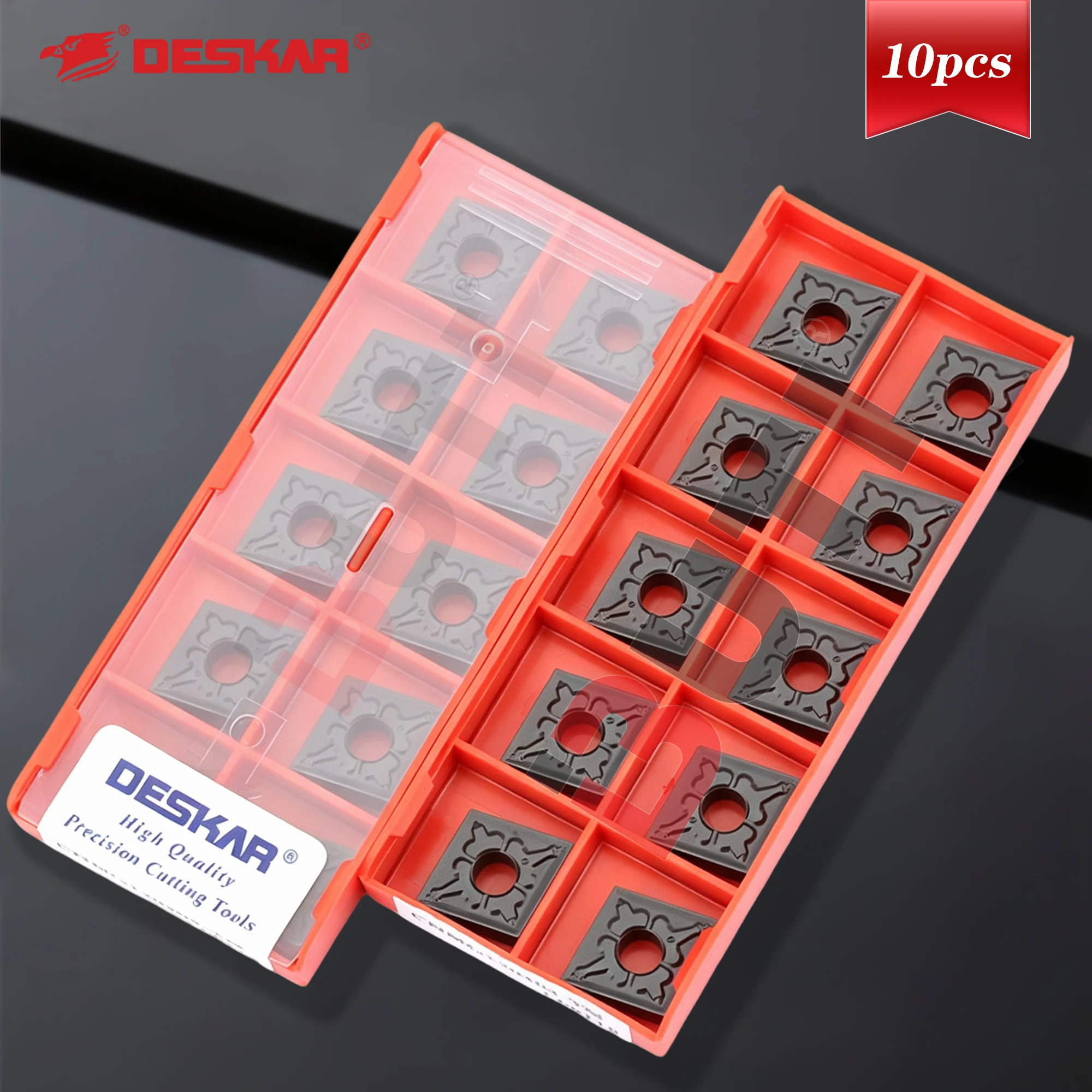 CNMG120404-CQ CNMG120408-TM LF9118 DESKAR 100% Original Outer Circle Turning Tools Machining Steel Parts Wear-Resistant Inserts
