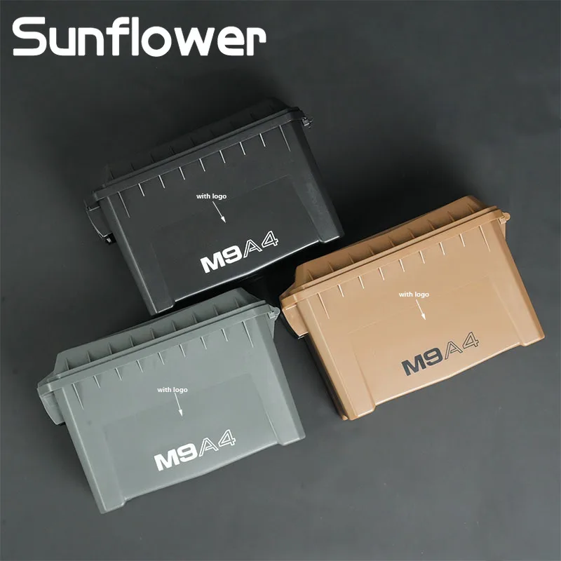 

Tactical Rifle Portable Ammo Lightweight Storage Box PP Plastic Outdoor Waterproof Dustproof Box Impact Resistant Suitcase