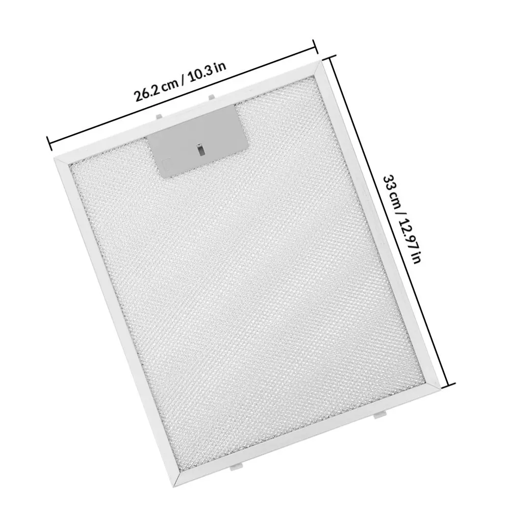 Range Hood Replacement 3-Layer Metal Mesh Grease Filter High Performance Kitchen Exhaust Ventilation Filter Range Hood Parts