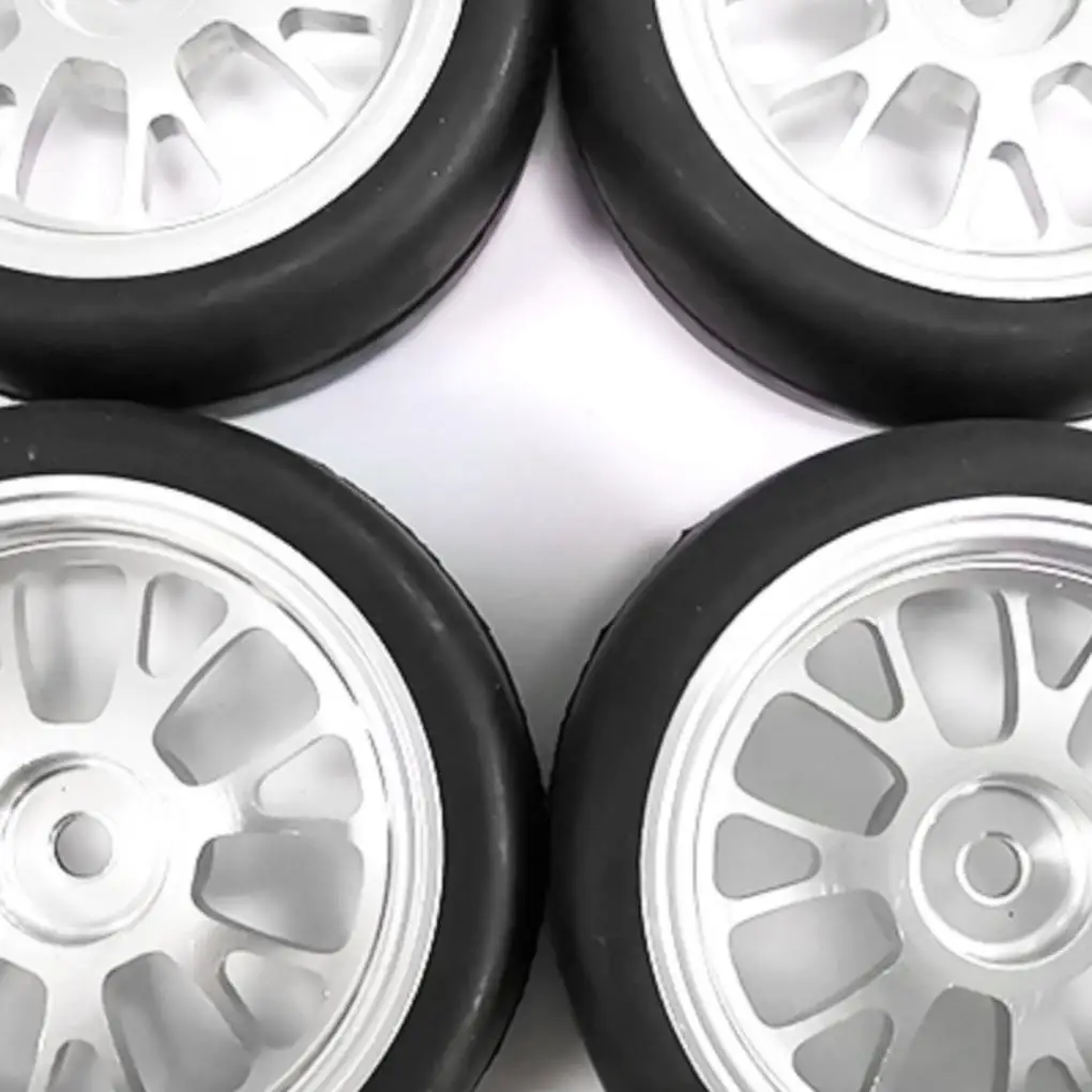 4x 1/10 Wheel Rims Tyre RC Upgrade Part Plastic Wear-resistant Rc Wheel Rims Tyre For WPL D12 RC Car Part RC Car Accessories