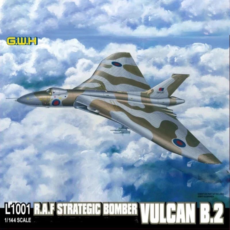 

Great Wall Hobby L1001 R.A.F. Стратегический бомбардировщик Vulcan B.2 Набор моделей самолета в масштабе 1/144