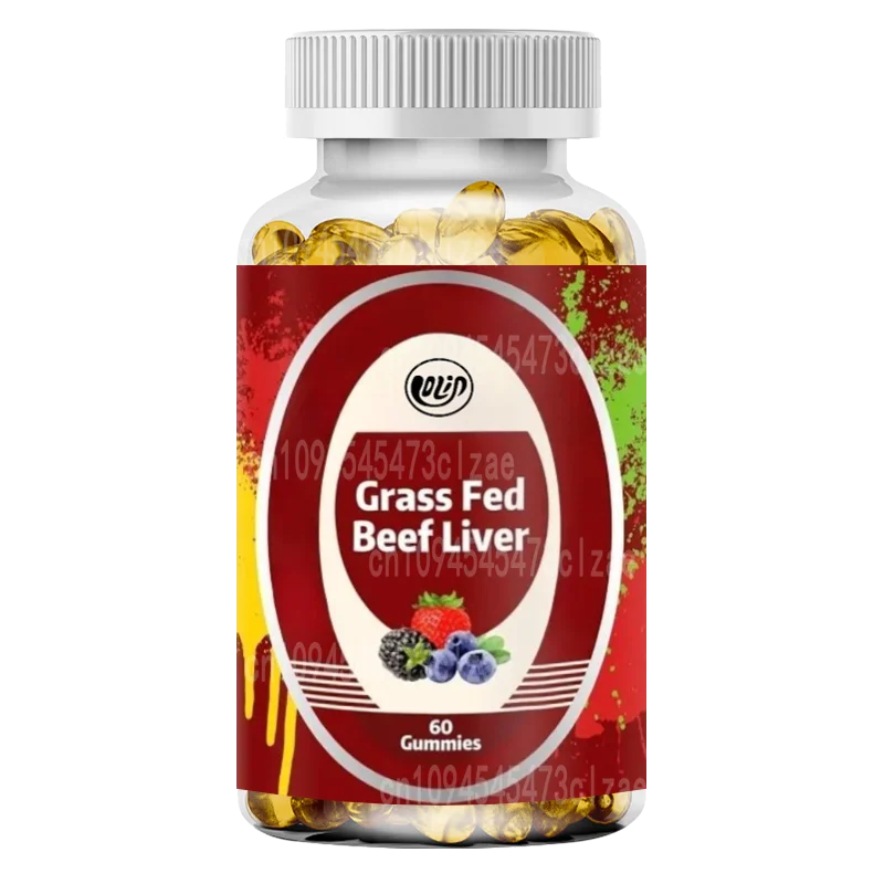 Grass Fed Beef Liver Gummies, Used As Energy, Immune, and Comprehensive Health Support Supplements - Non GMO, Gluten Free