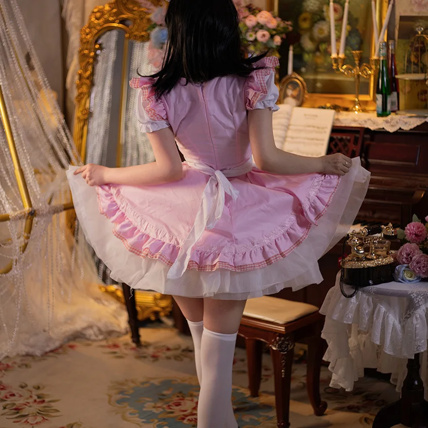 2025 Nieuwe Klassieke Bla White Maid orm Lady Kostuum Halloween Outfit Traditionele Chinese Etnische Toneelkostuum voor dames